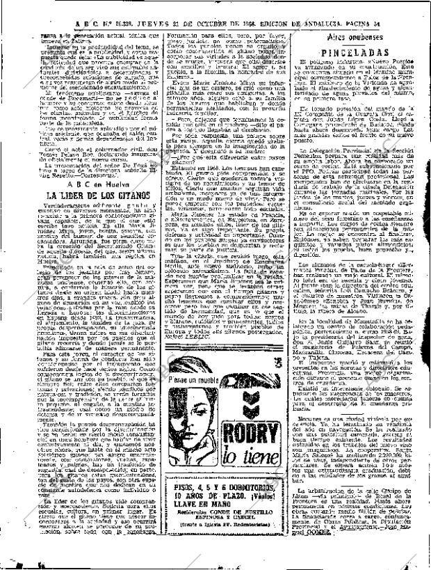 ABC SEVILLA 31-10-1968 página 52