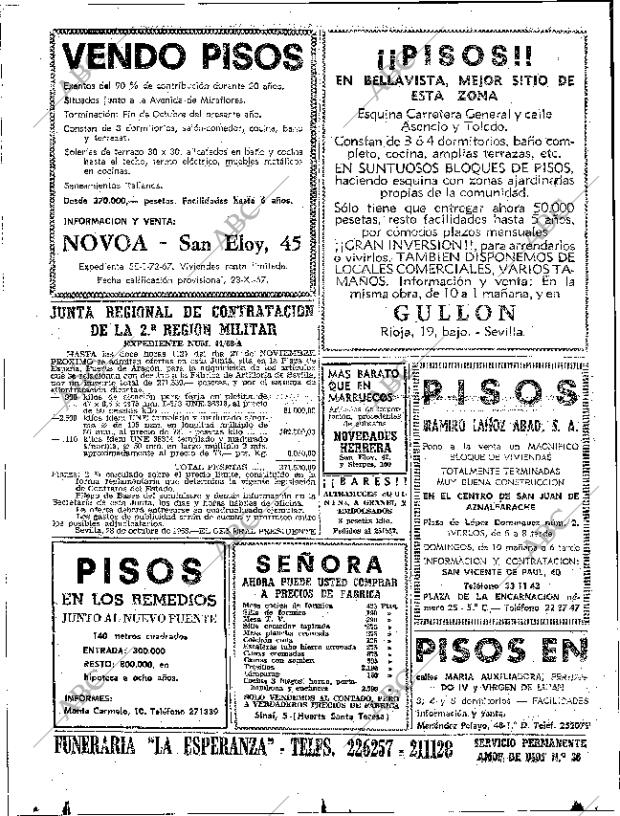 ABC SEVILLA 31-10-1968 página 74