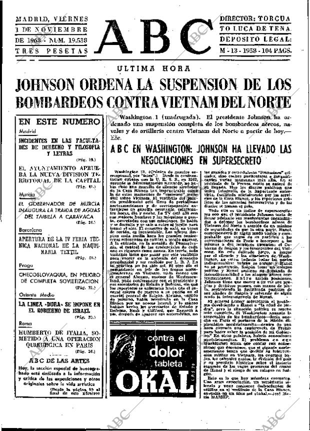 ABC MADRID 01-11-1968 página 31