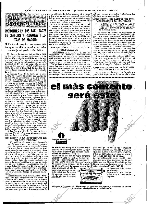 ABC MADRID 01-11-1968 página 43