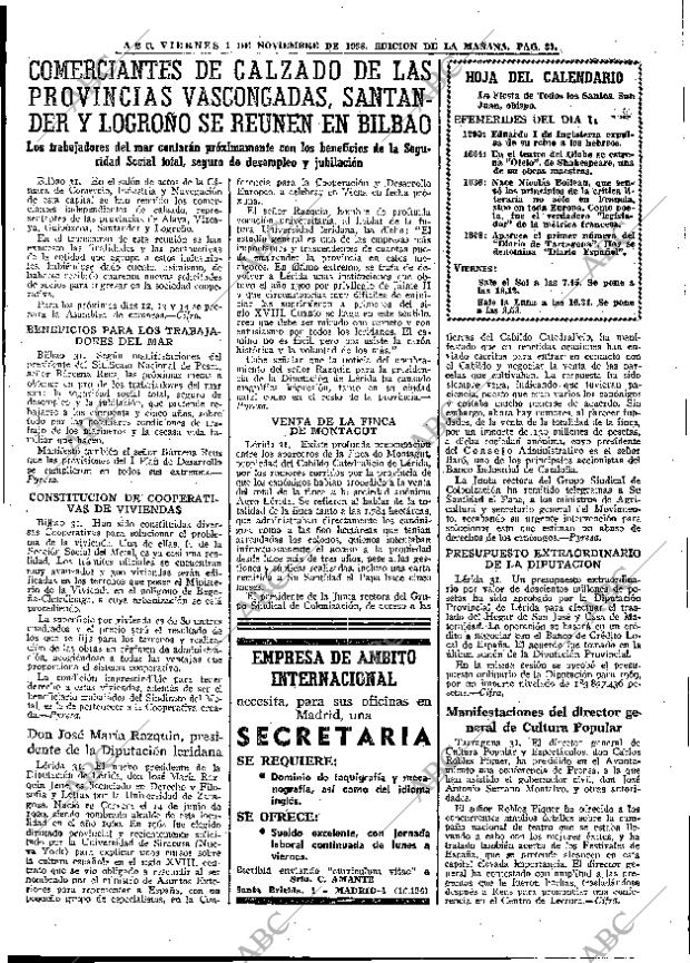 ABC MADRID 01-11-1968 página 51