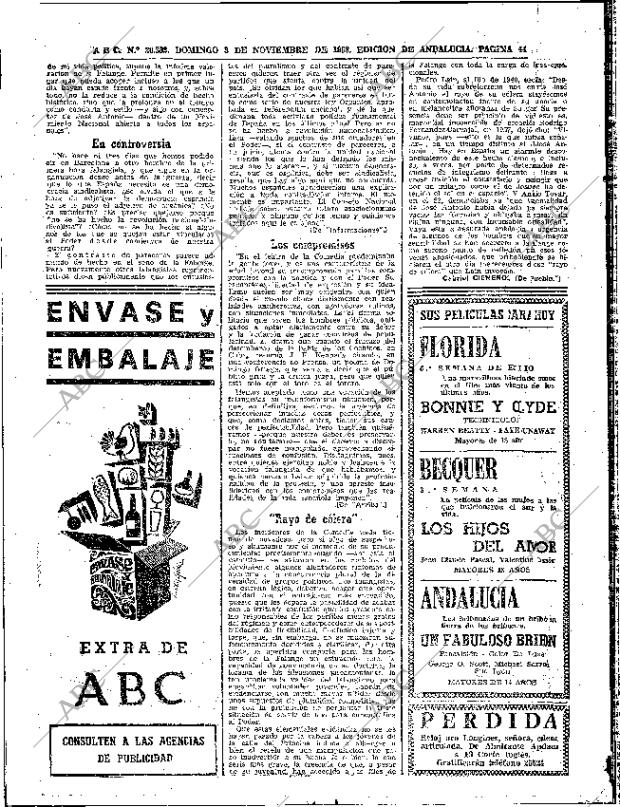 ABC SEVILLA 03-11-1968 página 44