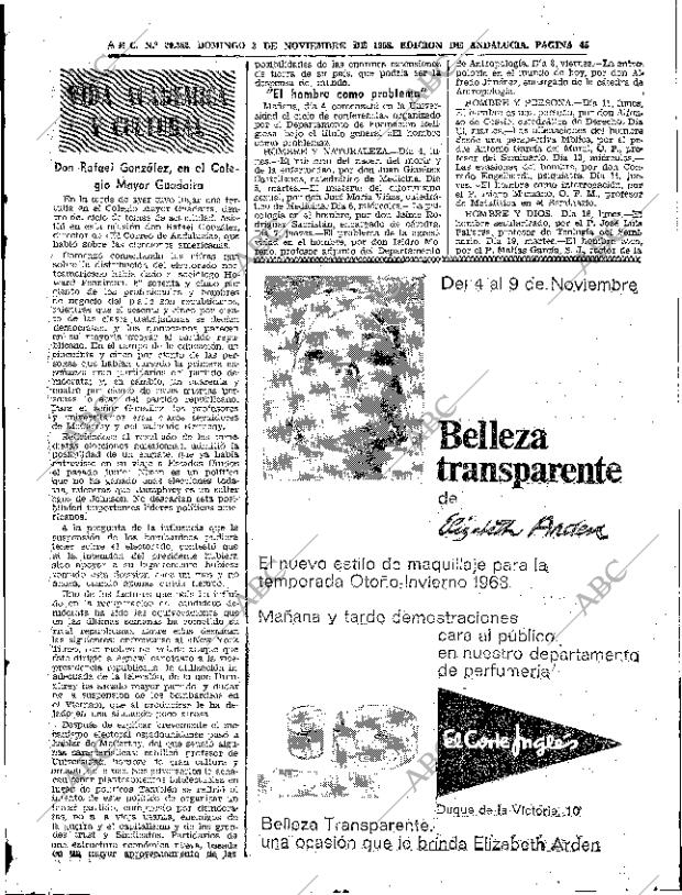 ABC SEVILLA 03-11-1968 página 45