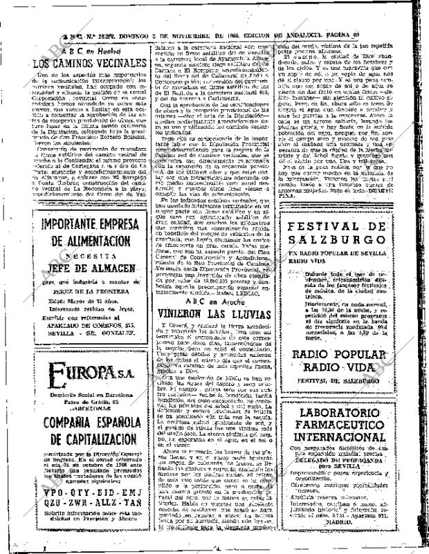 ABC SEVILLA 03-11-1968 página 60