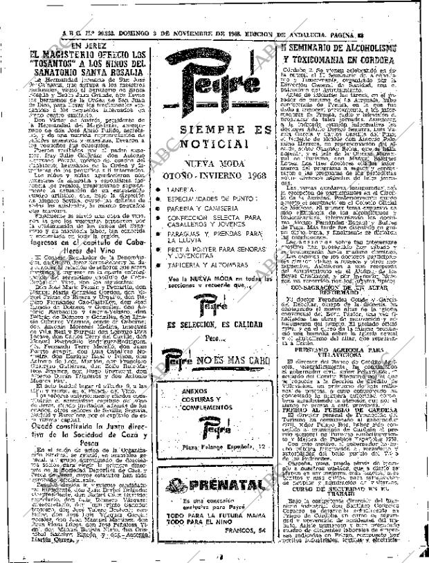 ABC SEVILLA 03-11-1968 página 62