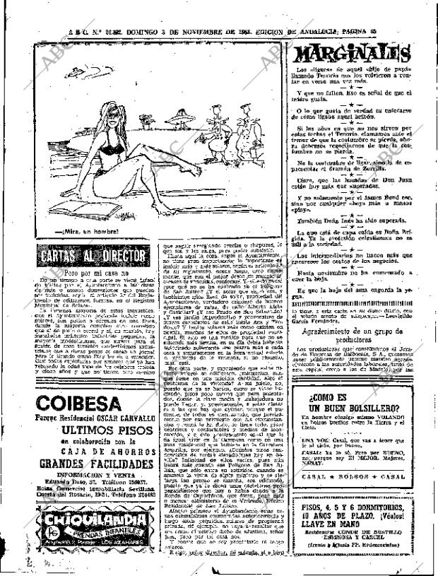 ABC SEVILLA 03-11-1968 página 65