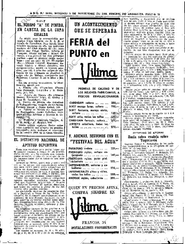 ABC SEVILLA 03-11-1968 página 73