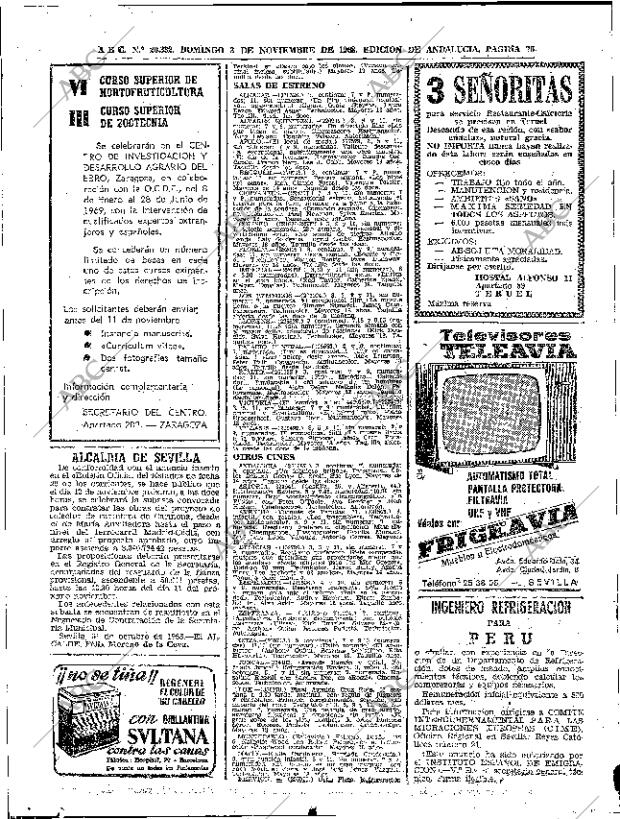 ABC SEVILLA 03-11-1968 página 76