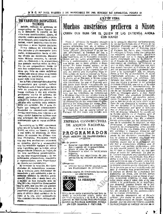 ABC SEVILLA 05-11-1968 página 33