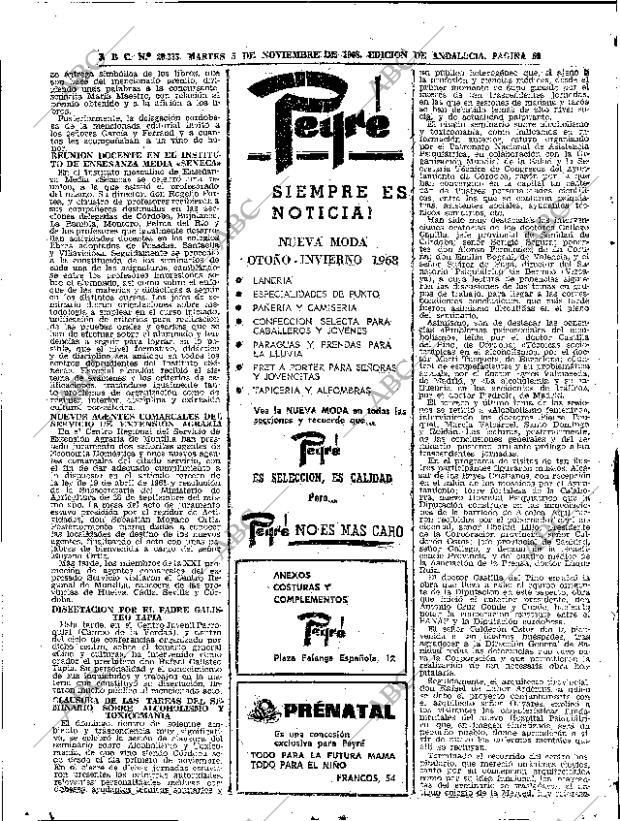 ABC SEVILLA 05-11-1968 página 54