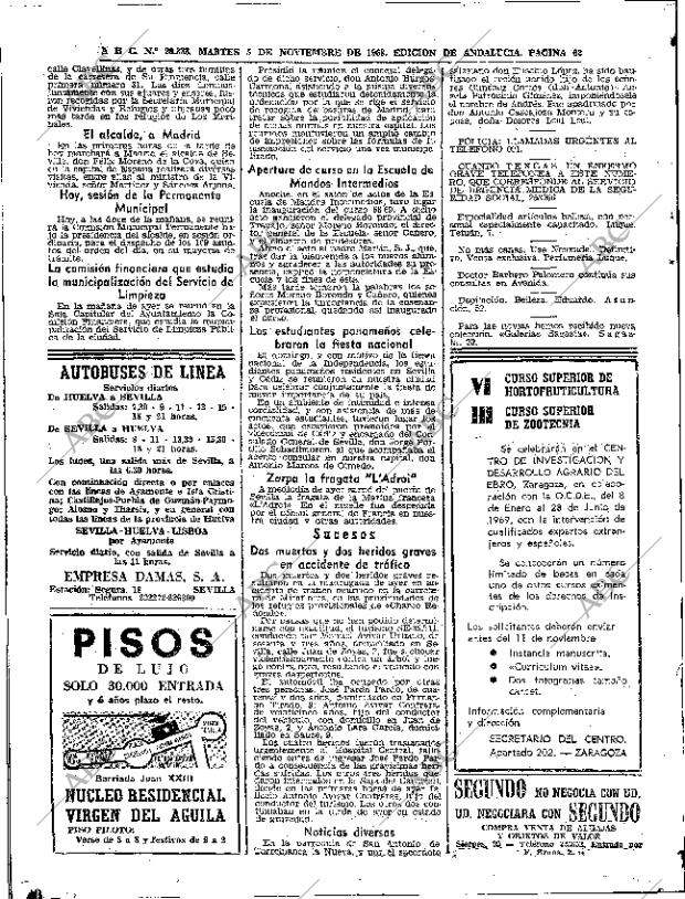 ABC SEVILLA 05-11-1968 página 62