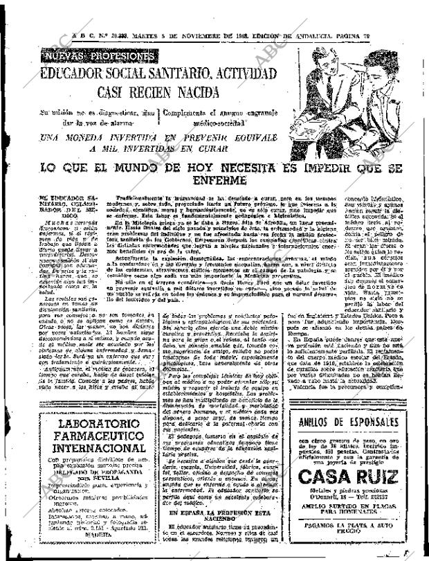 ABC SEVILLA 05-11-1968 página 79