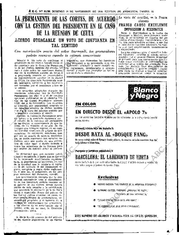 ABC SEVILLA 10-11-1968 página 43