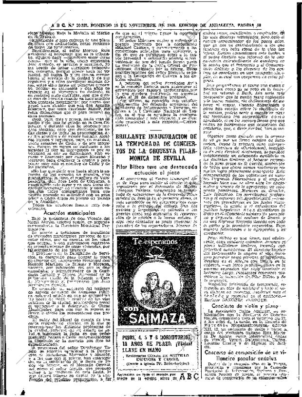 ABC SEVILLA 10-11-1968 página 58