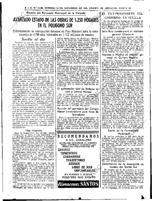 ABC SEVILLA 10-11-1968 página 63