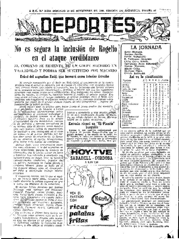 ABC SEVILLA 10-11-1968 página 67