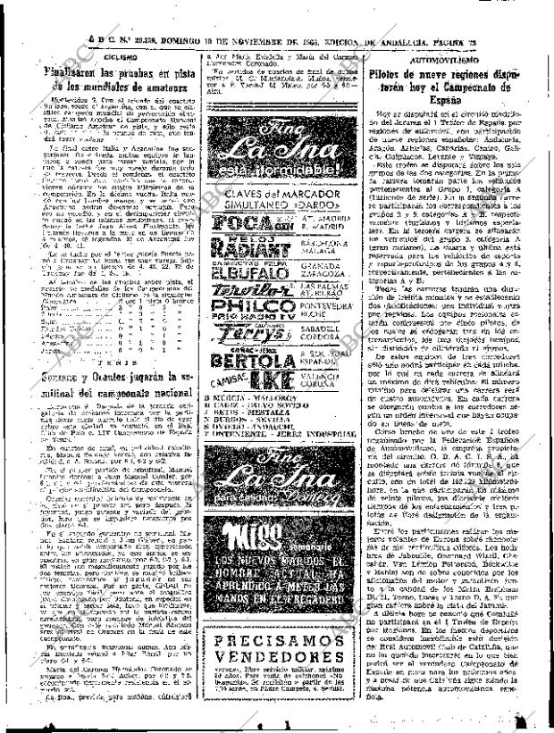 ABC SEVILLA 10-11-1968 página 73