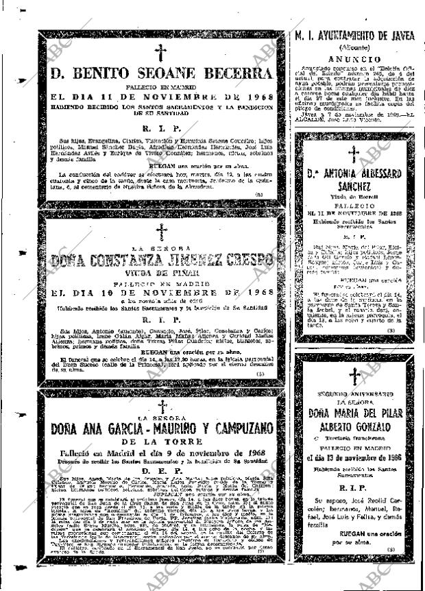 ABC MADRID 12-11-1968 página 122