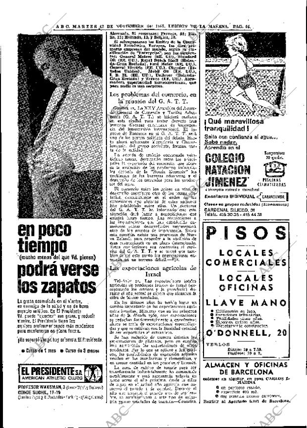 ABC MADRID 12-11-1968 página 82