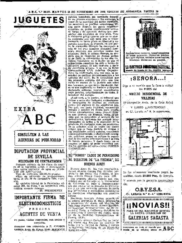 ABC SEVILLA 12-11-1968 página 36