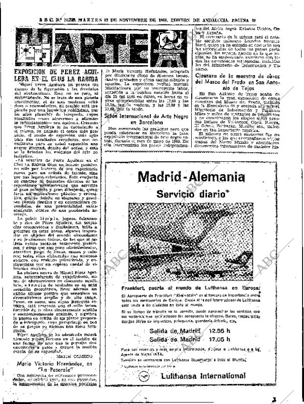 ABC SEVILLA 12-11-1968 página 49