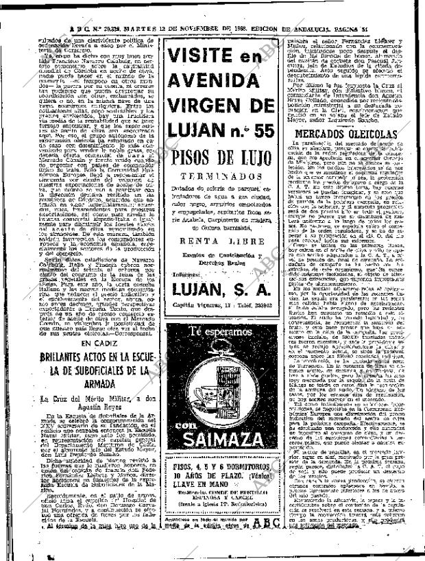 ABC SEVILLA 12-11-1968 página 54