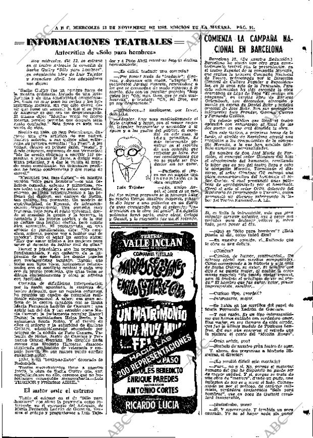 ABC MADRID 13-11-1968 página 117