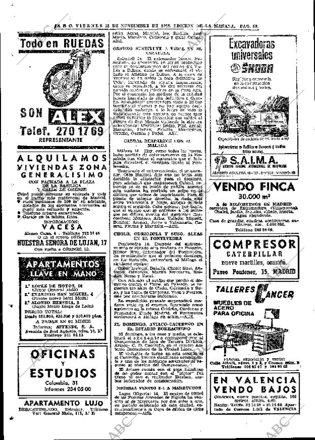 ABC MADRID 15-11-1968 página 114