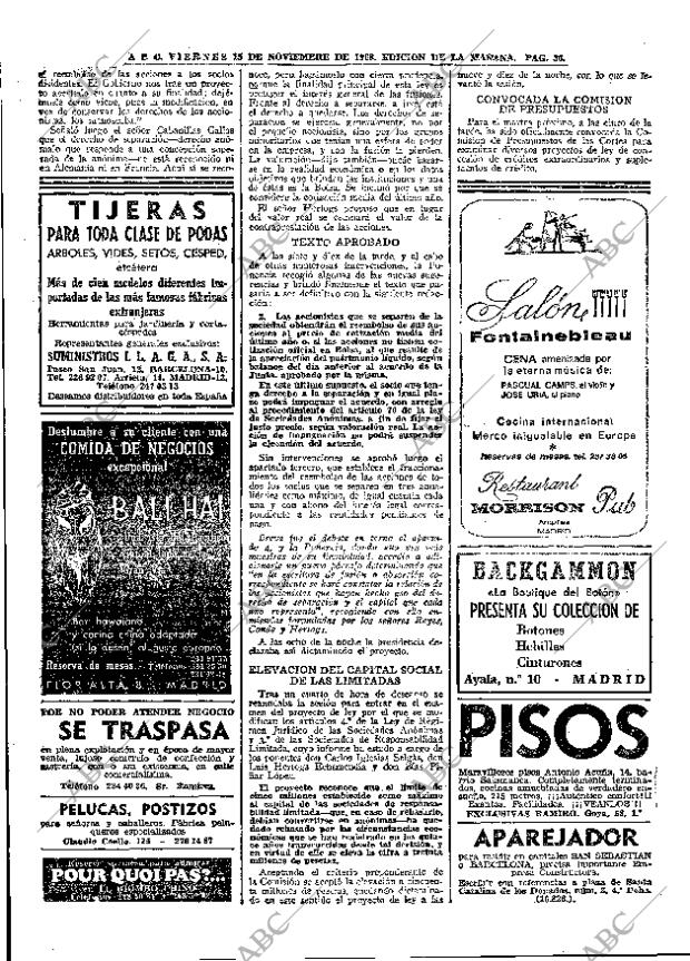 ABC MADRID 15-11-1968 página 62