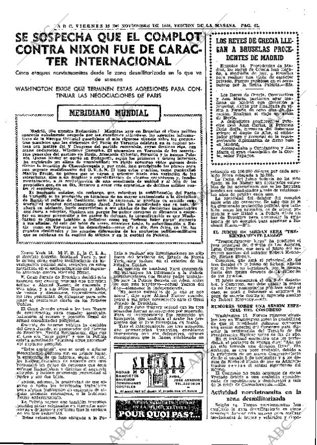 ABC MADRID 15-11-1968 página 67