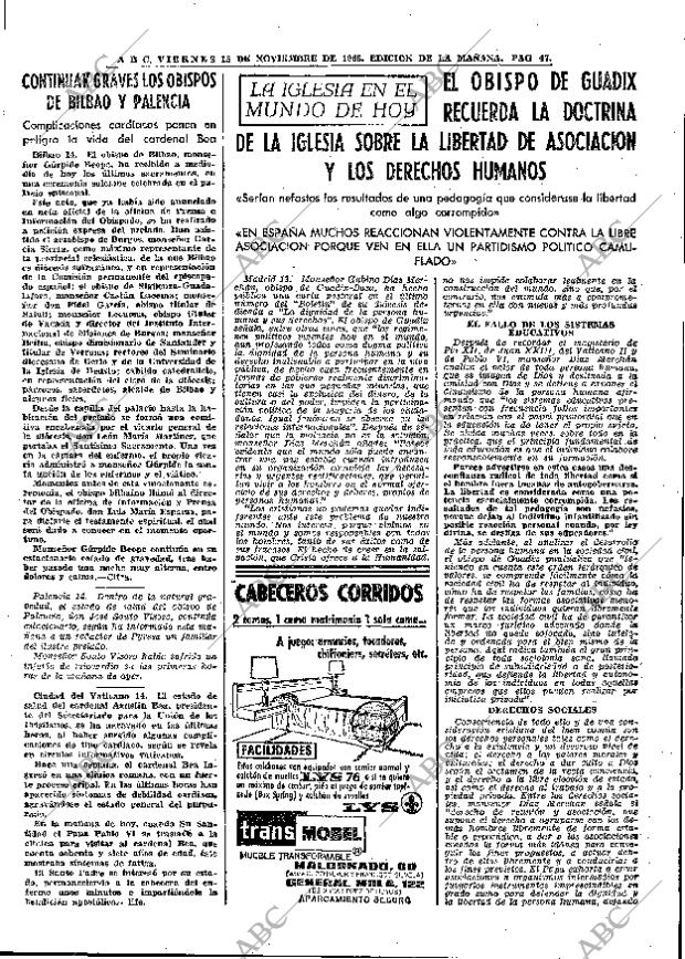 ABC MADRID 15-11-1968 página 73