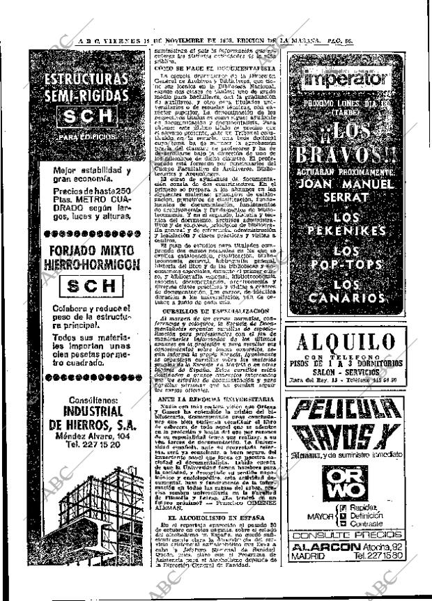 ABC MADRID 15-11-1968 página 92