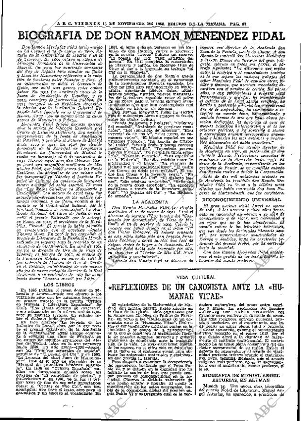 ABC MADRID 15-11-1968 página 93