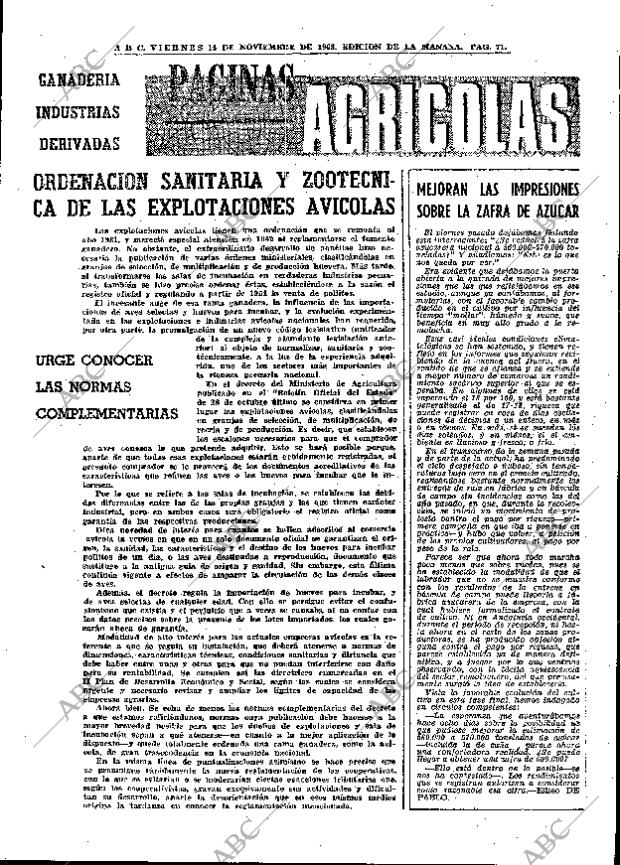 ABC MADRID 15-11-1968 página 97