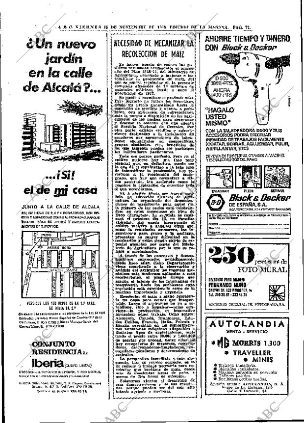 ABC MADRID 15-11-1968 página 98