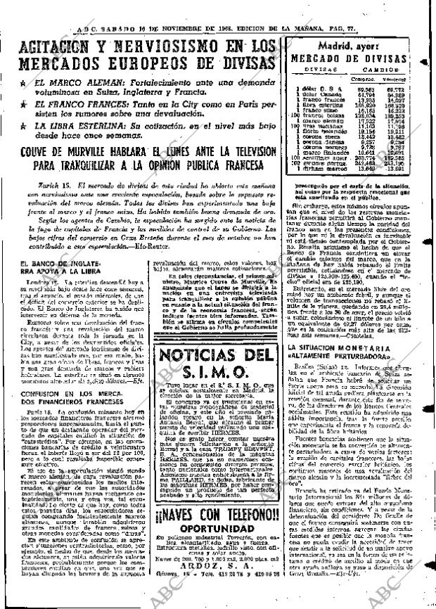 ABC MADRID 16-11-1968 página 103