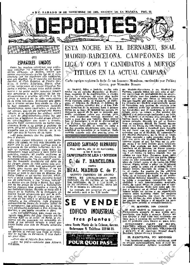 ABC MADRID 16-11-1968 página 107