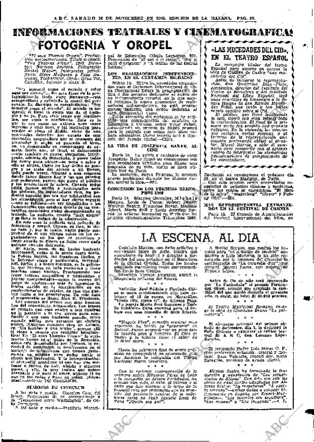 ABC MADRID 16-11-1968 página 115