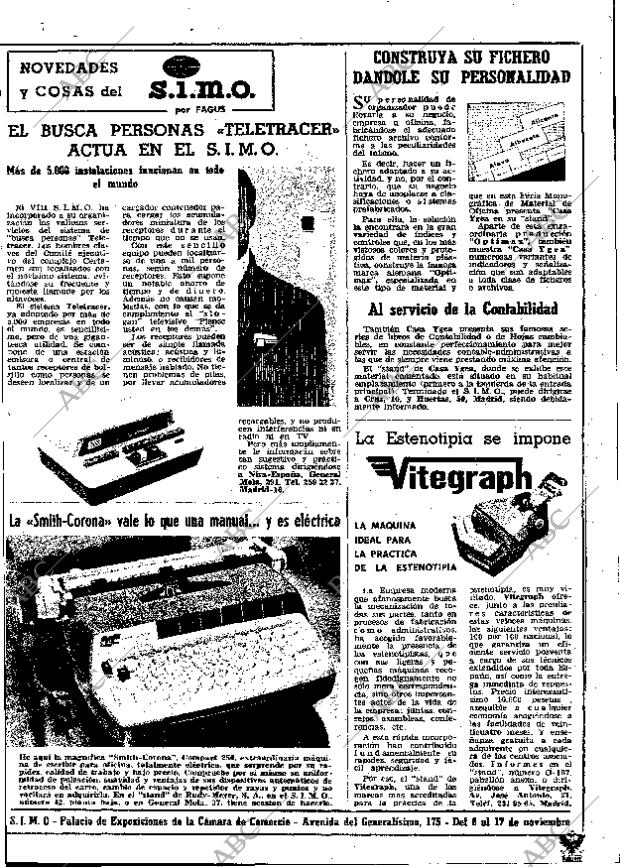 ABC MADRID 16-11-1968 página 43