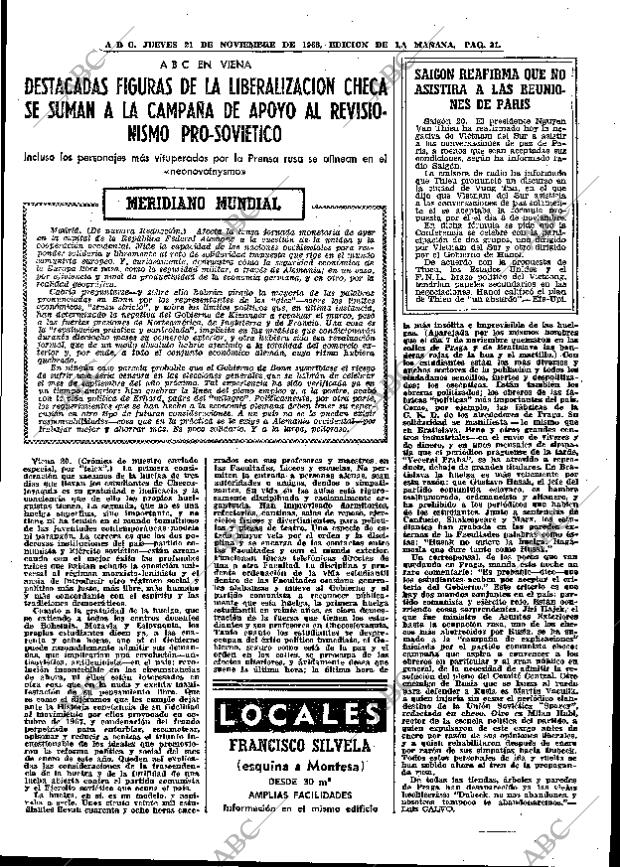 ABC MADRID 21-11-1968 página 53