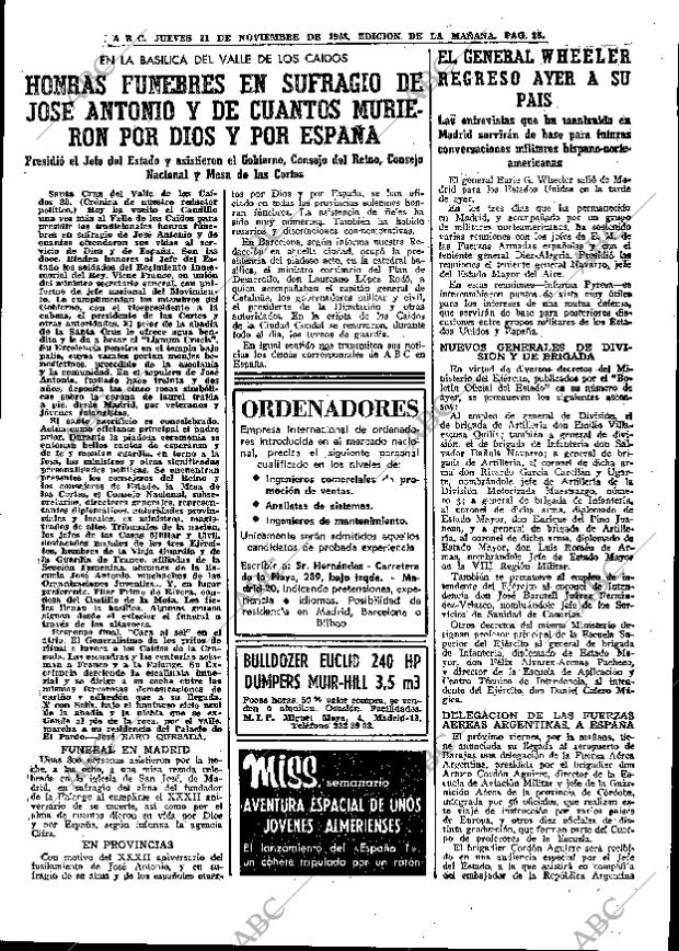 ABC MADRID 21-11-1968 página 57