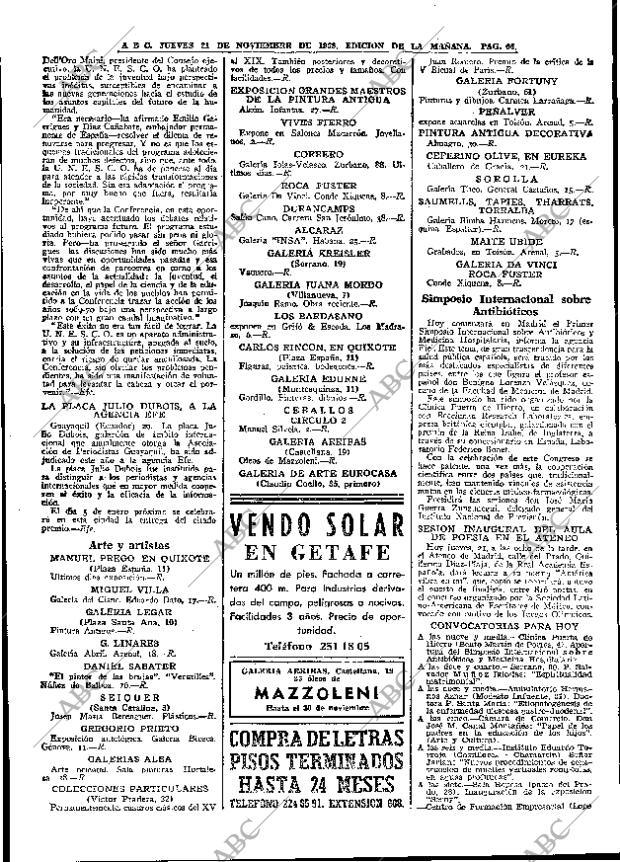 ABC MADRID 21-11-1968 página 86