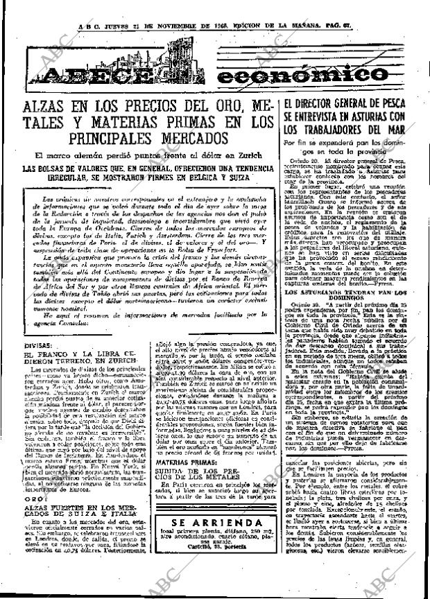 ABC MADRID 21-11-1968 página 89