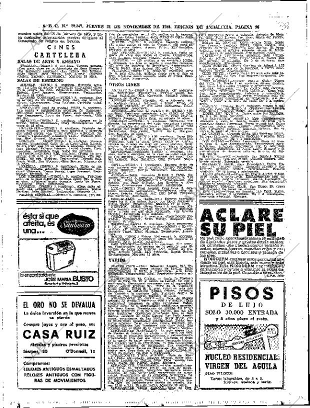 ABC SEVILLA 21-11-1968 página 96