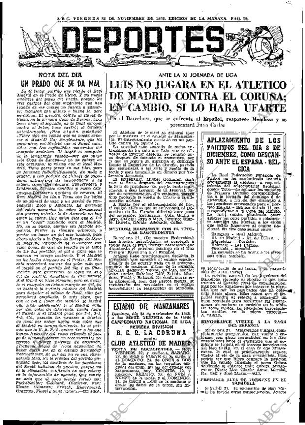 ABC MADRID 22-11-1968 página 101