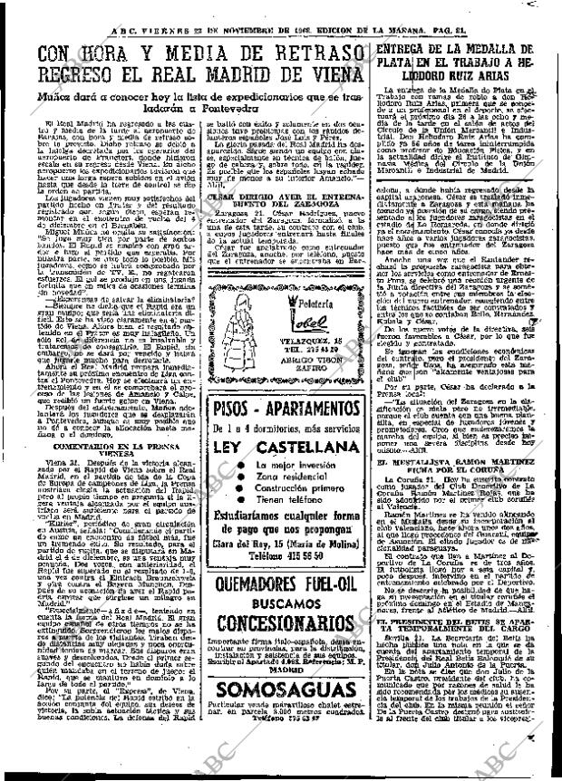 ABC MADRID 22-11-1968 página 103