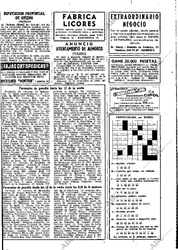 ABC MADRID 22-11-1968 página 135