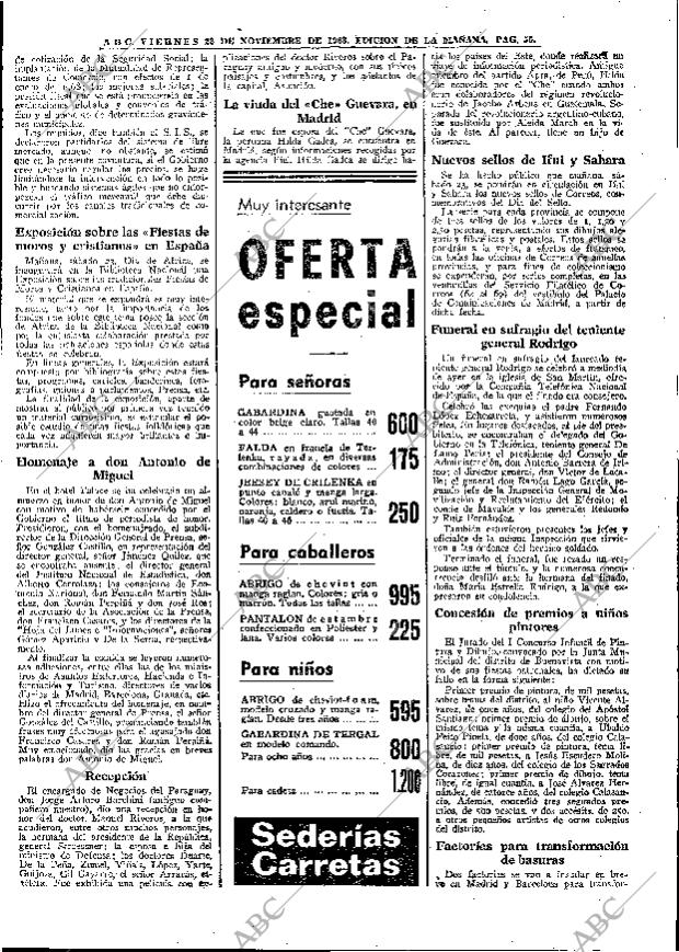 ABC MADRID 22-11-1968 página 77