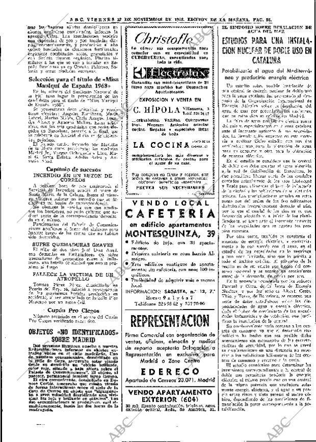 ABC MADRID 22-11-1968 página 78