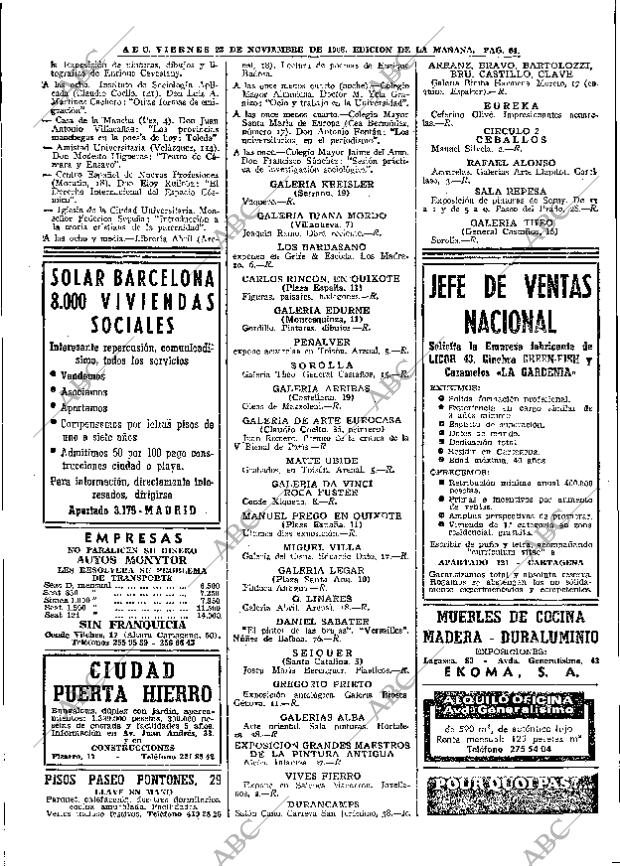 ABC MADRID 22-11-1968 página 86